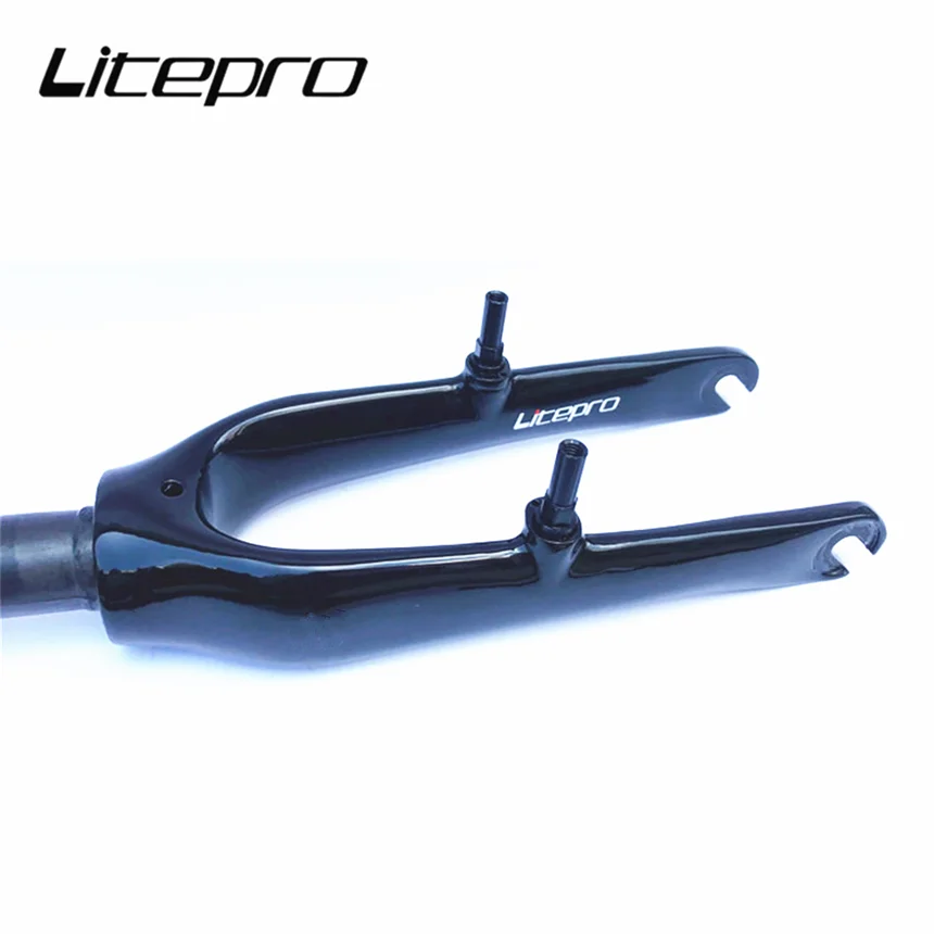 Велосипедная вилка Litepro K3 14 дюймов передняя из углеродного волокна размер