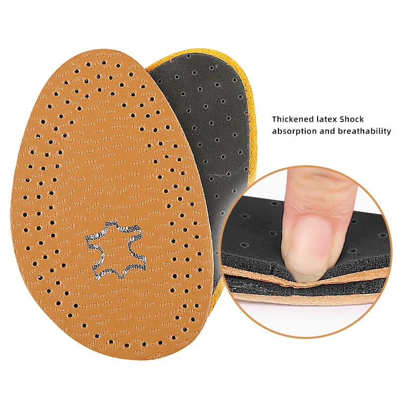 Wkładka na przednią część stopy dla kobiet i mężczyzn Oddychająca wkładka antypoślizgowa Półwkładki Okrągłe poduszki palce