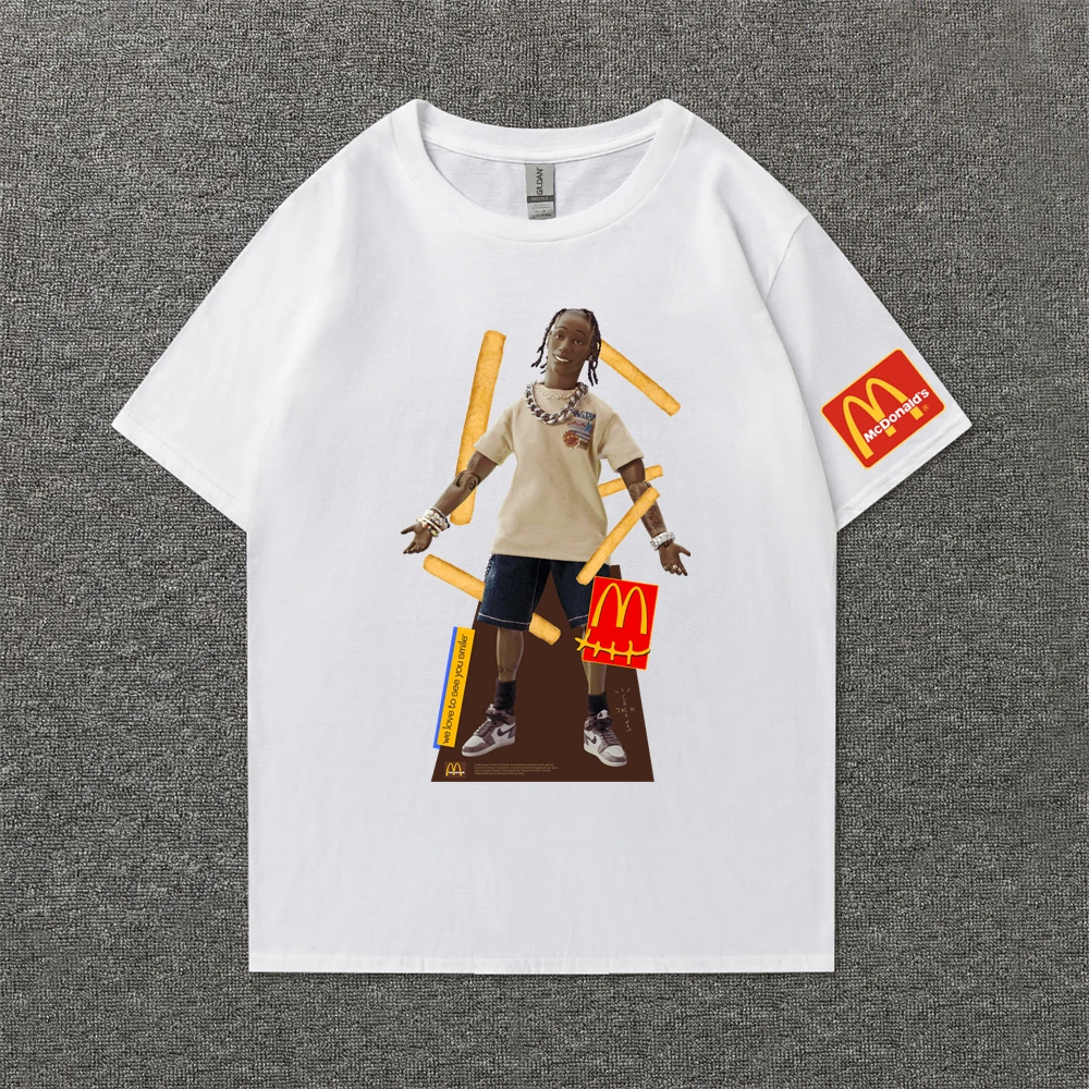 Футболка Мужская/Женская хлопковая с принтом Кактус-Джек |