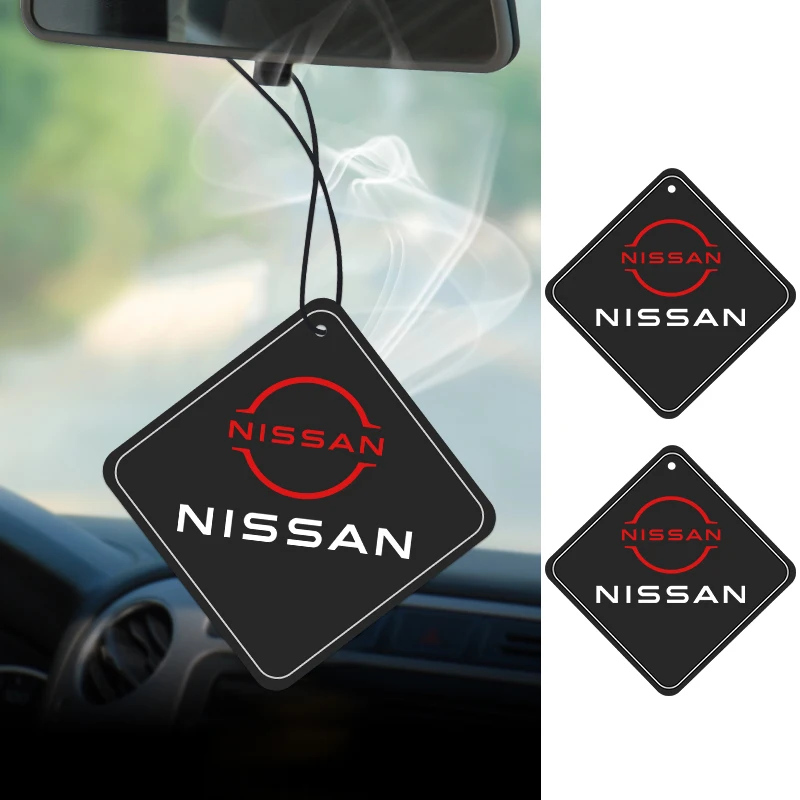 

1/2/10pcs Car Styling Aromatherapy Pendant Rearview Mirror Air Freshener Decor Accessories For Nissan Tiida Teana Serena Qashqai