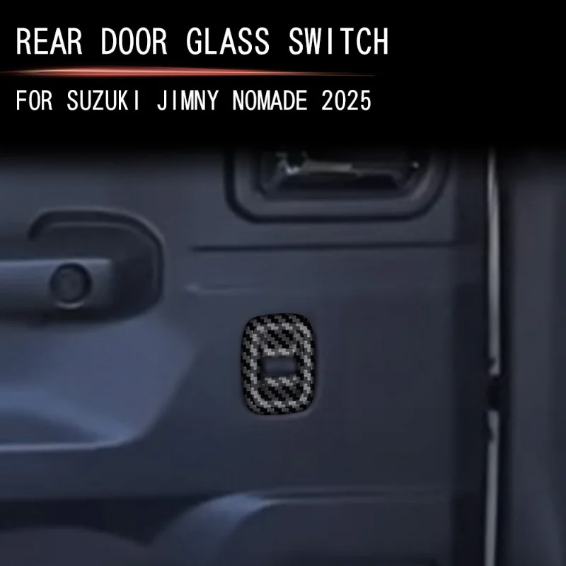 Фото M49K-Для Jimny Nomade 2025, 5-дверный автомобиль, рамка переключателя стекла заднего окна, внутренний аксессуар.