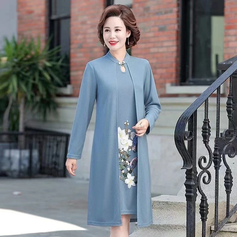 

BW4 2023Lente Nieuwe стиль, оригинальный Печатный Jurk Losse лоскутный Топ Vrouwen Mode