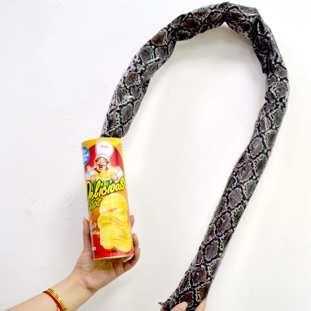 

Funny Potato Chip Can Jump Spring Snake Roach Toy Gifts April Fool Day Halloween Party Decor Prank Trick Joke Toys