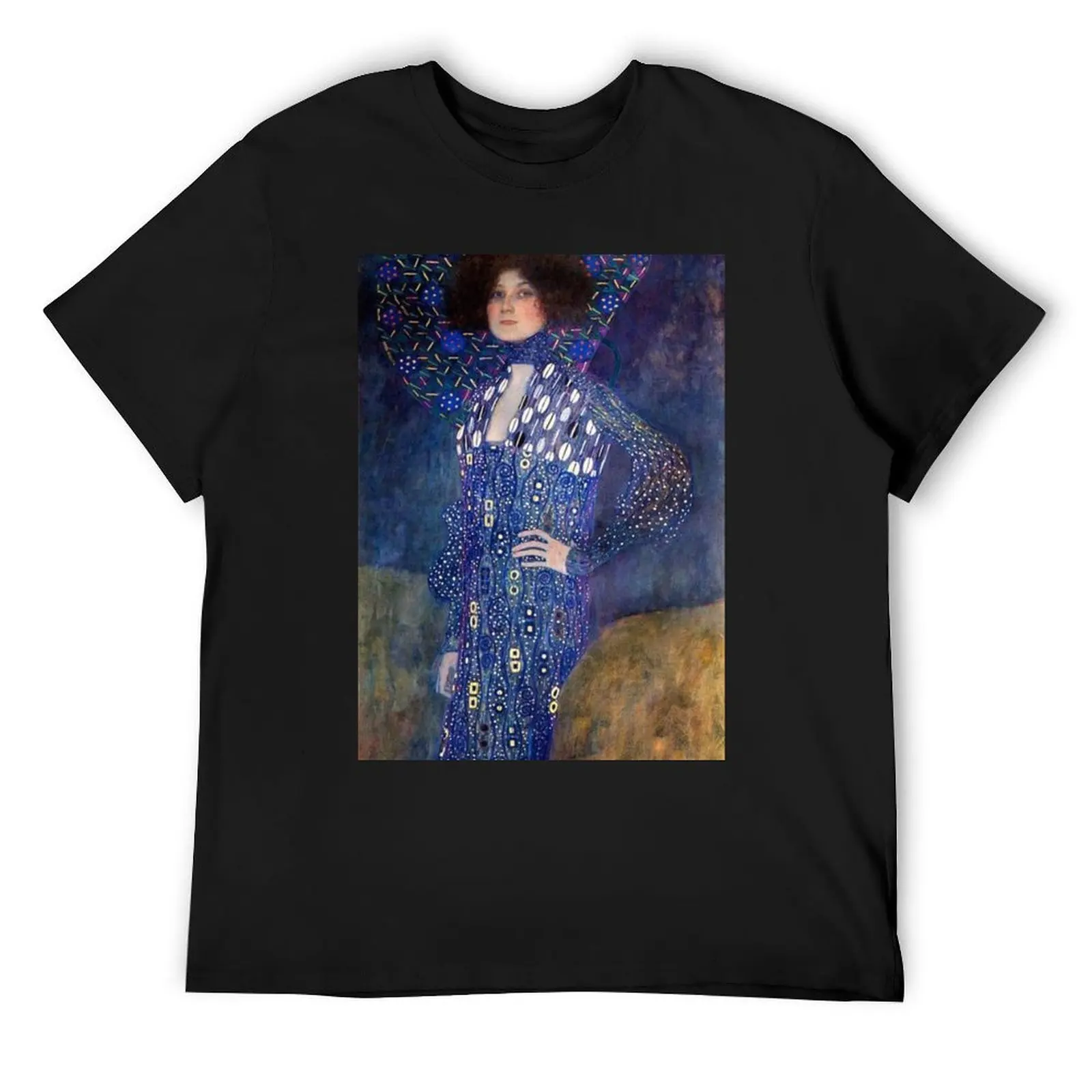 Футболка с портретом Emilie Louise Floge от Gustav Klimt роскошная дизайнерская футболка
