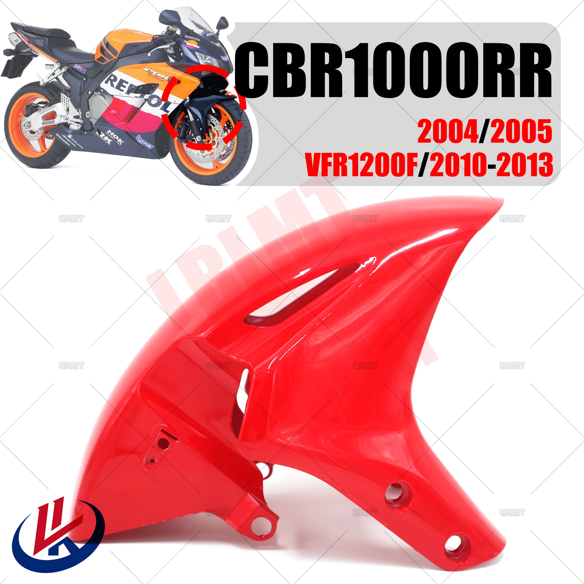 

For HONDA CBR1000RR 2004 2005 Front Wheel Fender Mudguard Tire Splash Guard Fairing For HONDA VFR1200F 2010 2011 2012 2013 1200F