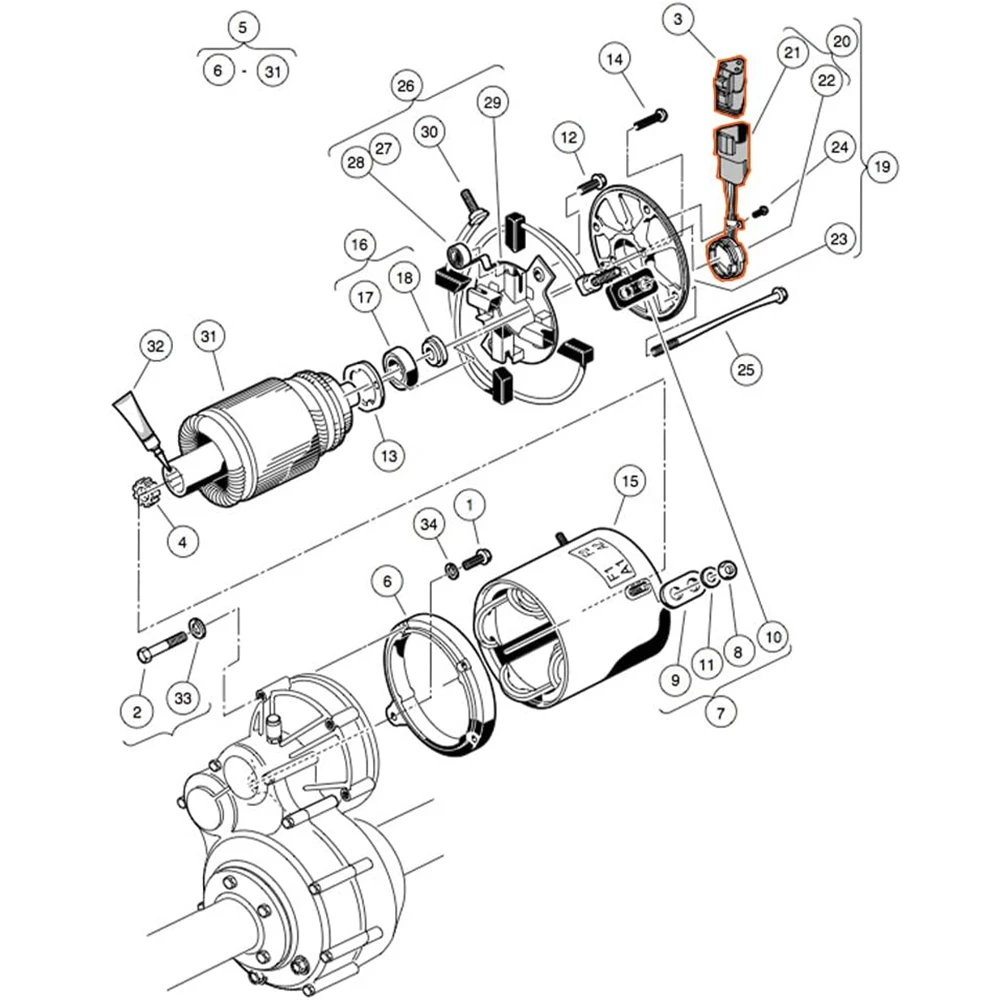 Датчик скорости для гольф-мобиля и магнитные комплекты GE клубных автомобилей