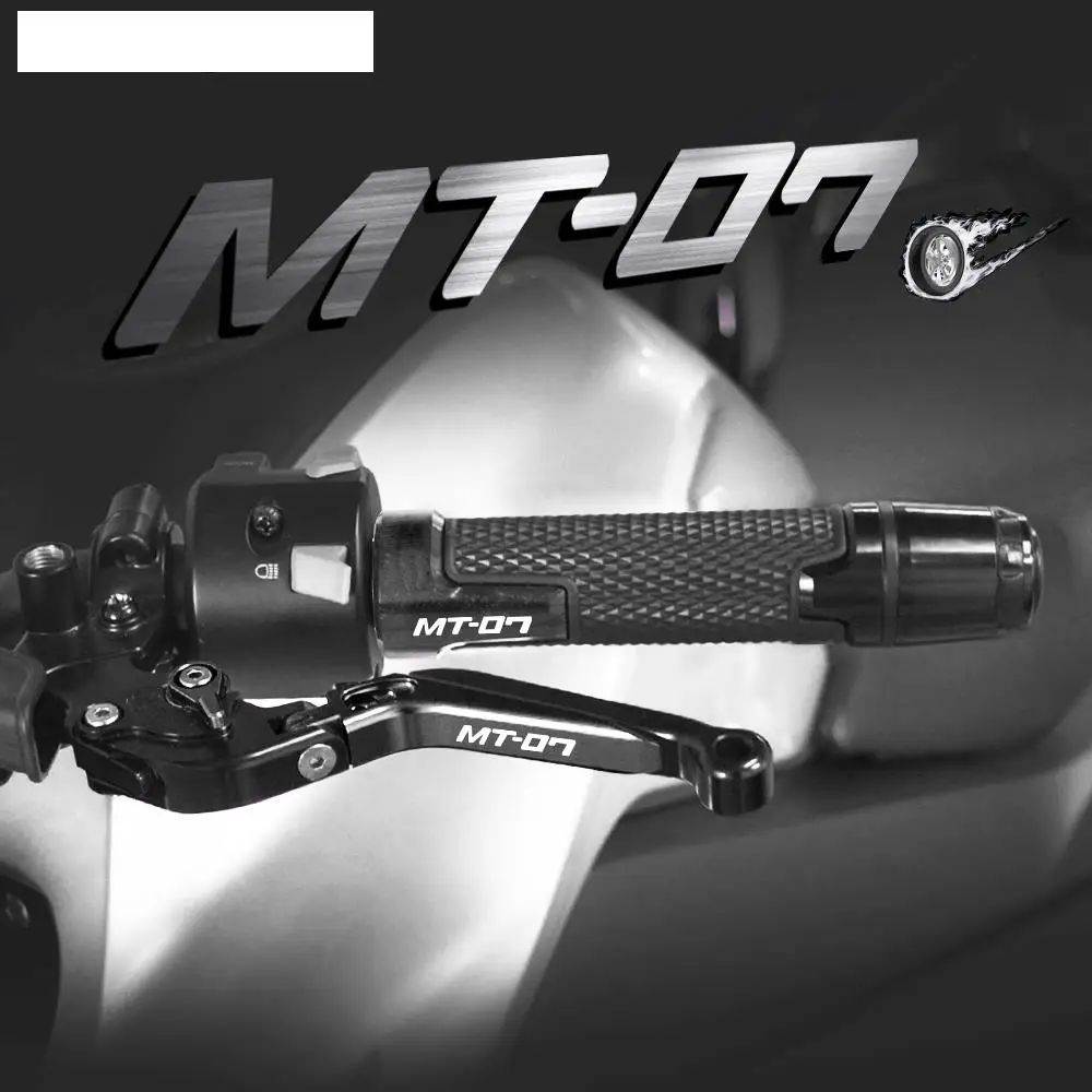 

Motorcycle Accessories Brake Clutch Levers Handlebar Grips Ends For Yamaha MT07 FZ07 MT 07 FZ 07 MT-07 FZ-07 2014-2021 2019 2020