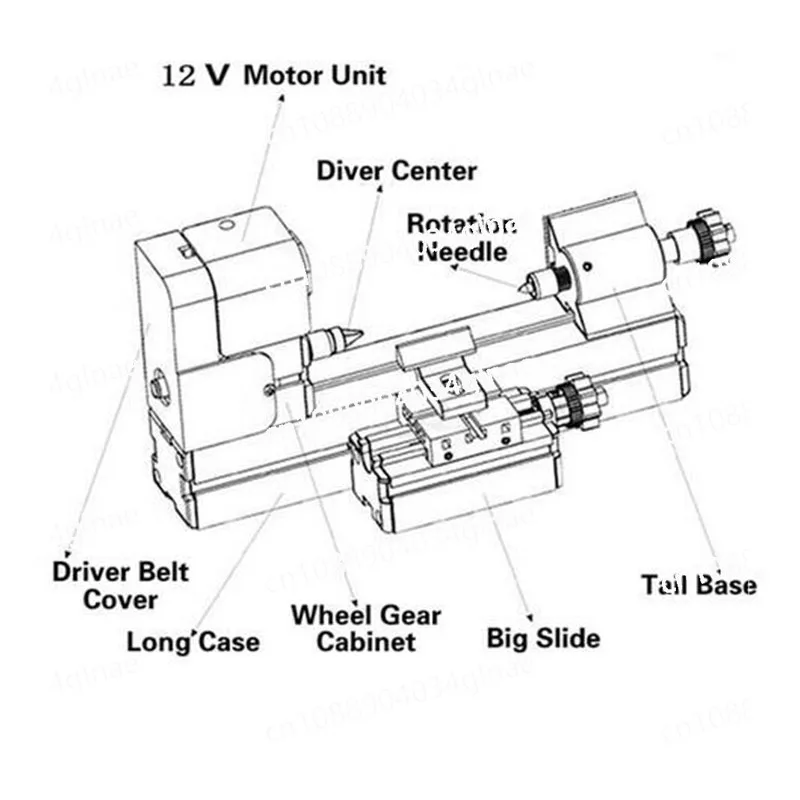 Универсальный станок микро токарный W10003 20000 ОБ/мин деревообрабатывающее