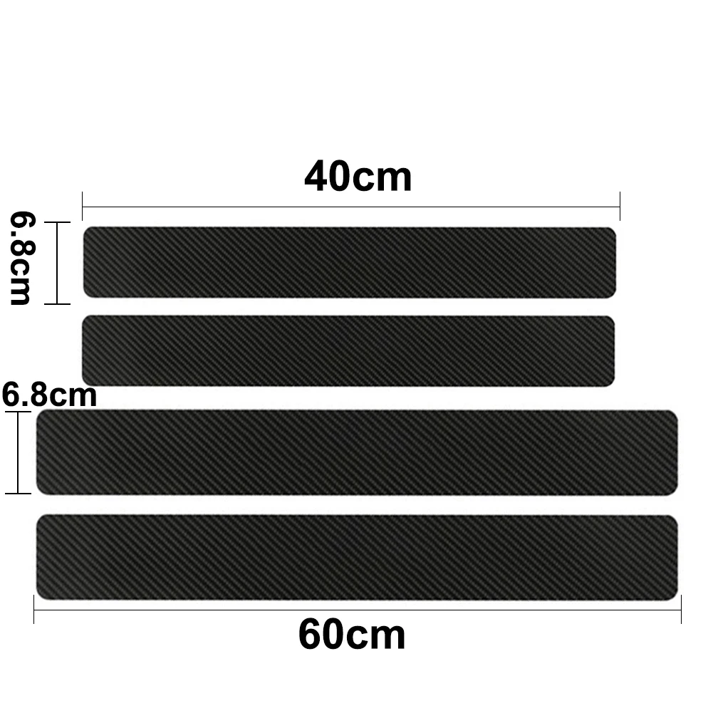 

4 шт., защитные наклейки на пороги автомобиля Suzuki Swift