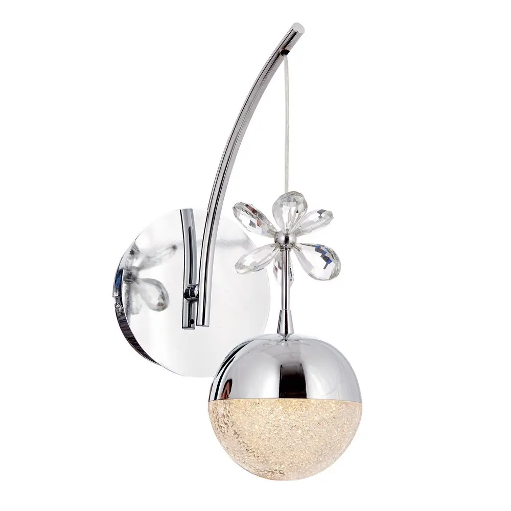 

SNOWDROP TEKLİ WALL LAMP CHROME