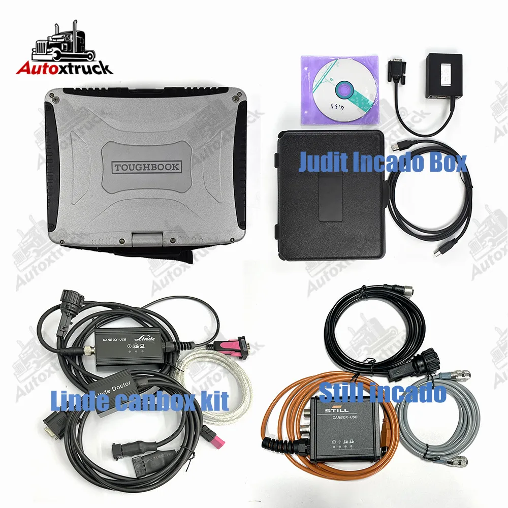 

CF19 вилочный погрузчик для ноутбука диагностический комплект Jungheinrich Judit Incado Linde LSG canbox doctor Still CANBOX 2, диагностический инструмент для грузовика