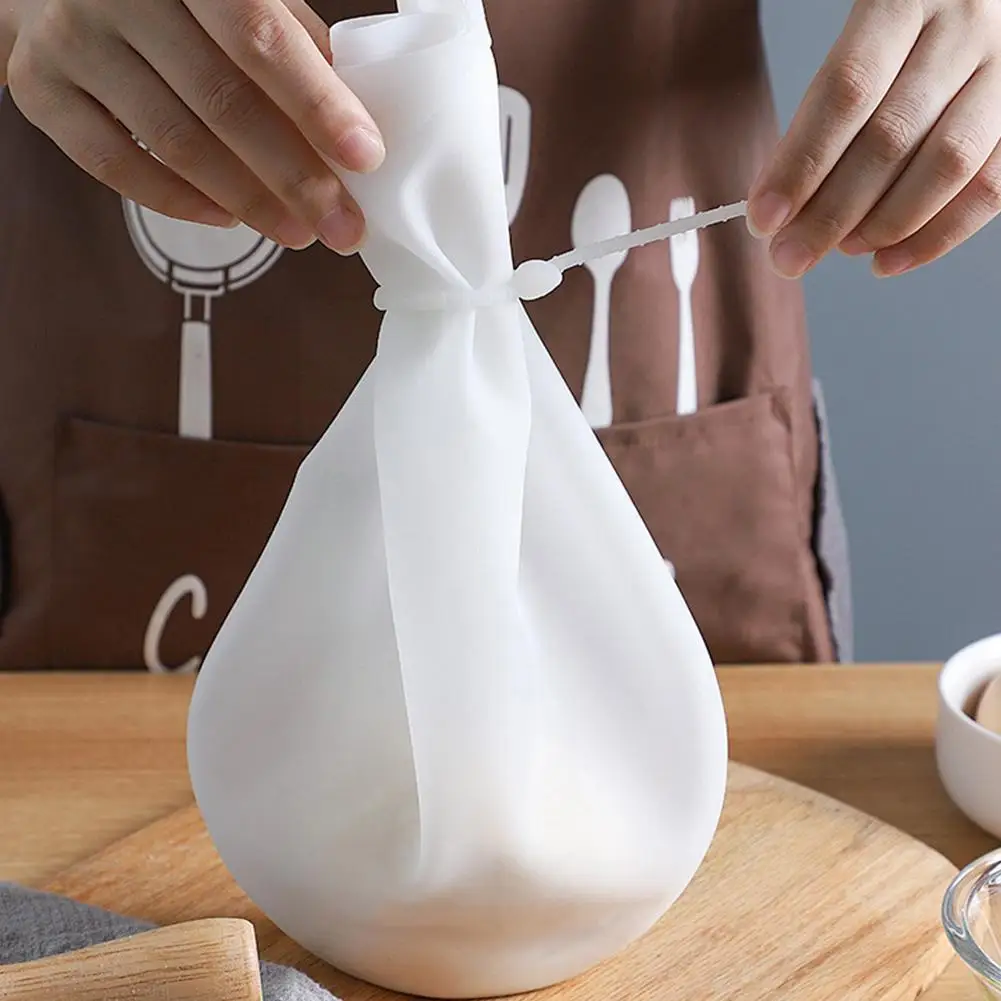 

Силиконовый мешочек для замешивания теста, смешивание муки, искусственное неприлипающее покрытие для выпечки, Кондитерские доски, кухонные инструменты E0N2