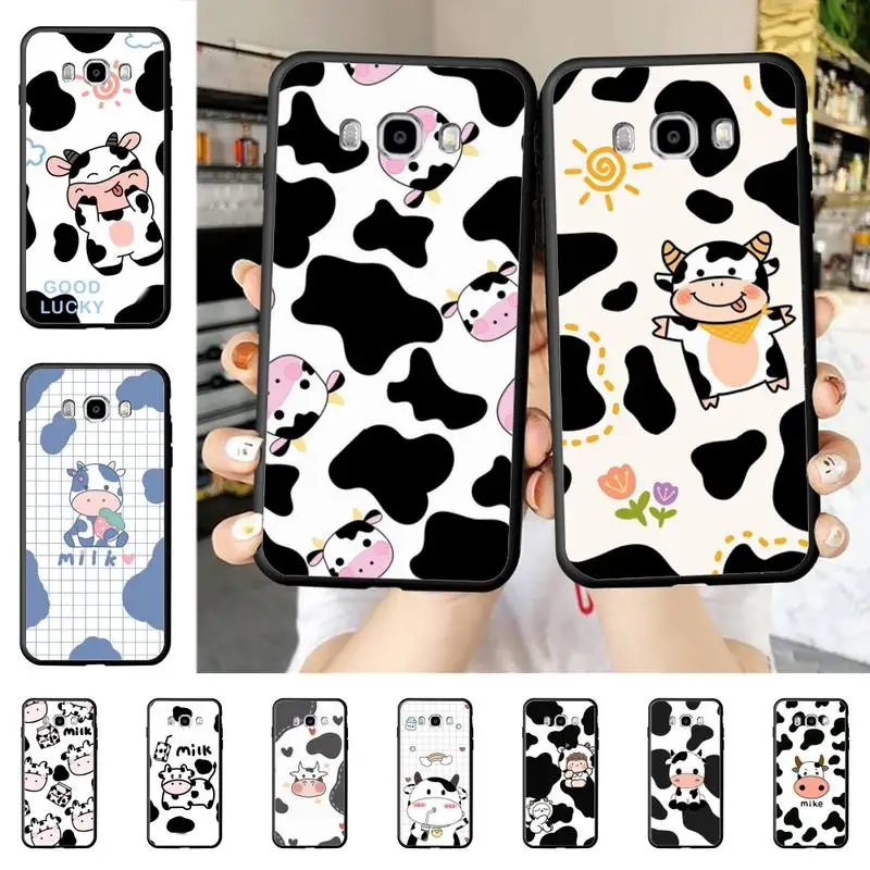 

Cartoon Cow Phone Case For Samsung J 7 plus 7core J7 neo J6 plus prime J6 J4 J5 Mobile Cover