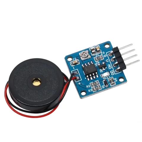 Модуль пьезоэлектрического датчика вибрации/трапа — обнаружение удара 5 В постоянного тока с аналоговым/цифровым выходом (AD/DO) для Arduino UNO/MEGA2560 R3