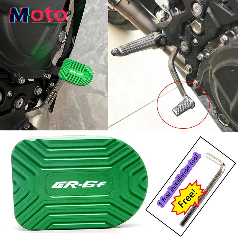 

Для Kawasaki ER-6F ER6F ER6N er6f/n аксессуары для мотоциклов с ЧПУ удлинитель рычага переключения передач задняя педаль тормоза