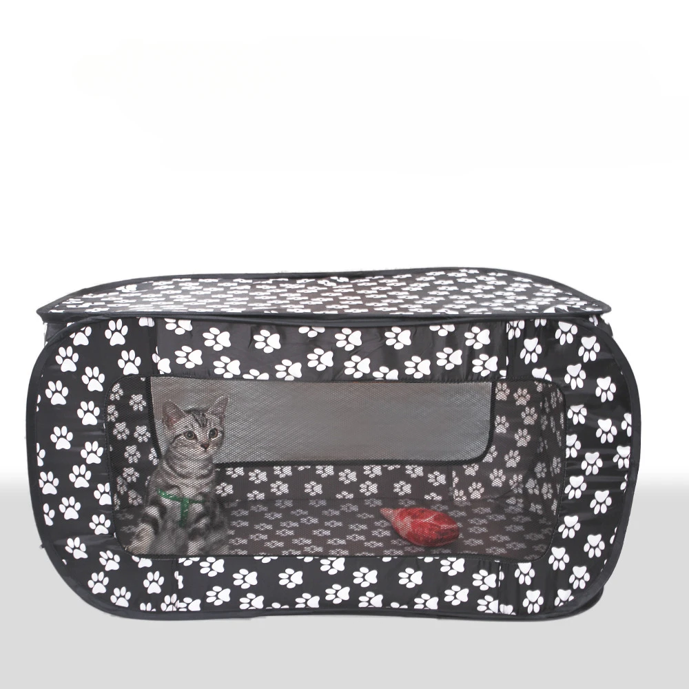 

Cat Tent Playpen Cat Delivery Room Detachable Summer Tent for Cat Folding Pet Fance Enclosure Cage for Cat Insect Repellent Tent