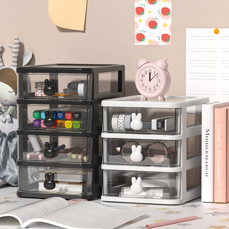 

Transparent Acrylic Cosmetics Storage Box Makeup Holder Jewelry Make Up Organizer for Home Plastic Desktop Storage Boxes