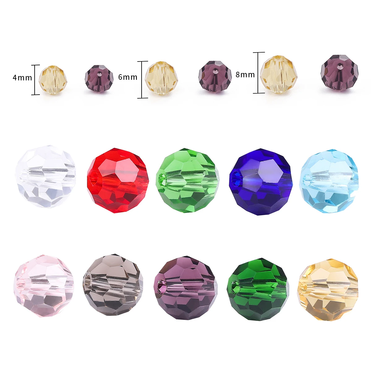 200-600 Шт. Набор Стеклянных Бусин С 10 Отделениями Коробка Для Браслетов сделай Сам