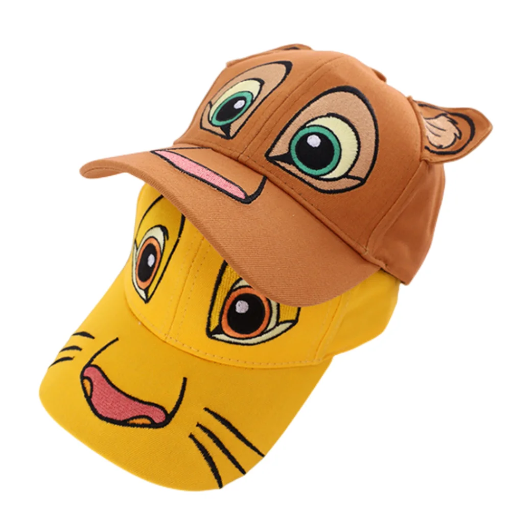 

Бейсболка для мальчиков и девочек, детская мультяшная Кепка от солнца с тигром, для улицы, на весну и осень, лето