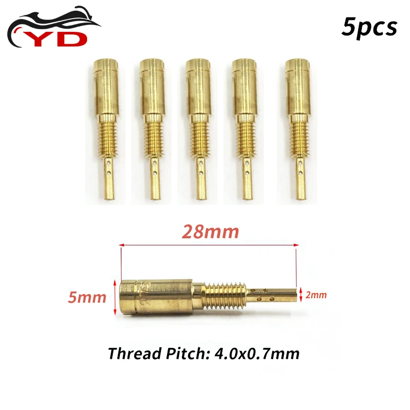 

Motorcycle Carburetor Main Jet Kit Carburetor Pilot Slow Jets #15-25 #30-40 For Mikuni 34 HS40 HSR VM28/486 TM40 HSR42 HSR45