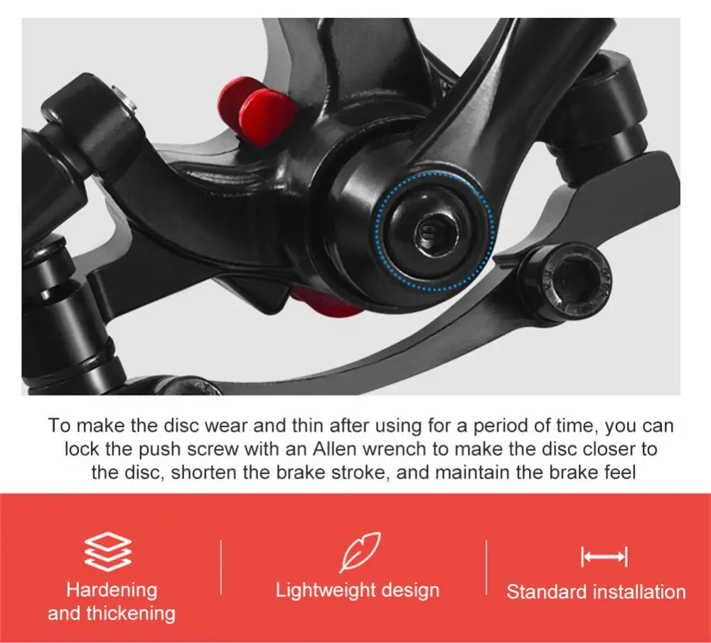 Передний/задний дисковый велосипедный тормоз Alufer механический F160/R140