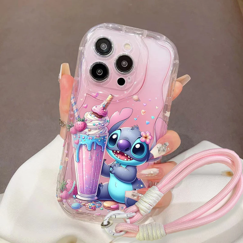 Чехол с мультяшным вышивкой для OPPO A38 A80 A60 A3 A3X A40 A18 A96 A78 A79 A93 A52 A95 A76 A72 A53S A55 A54 A57 A58 A59