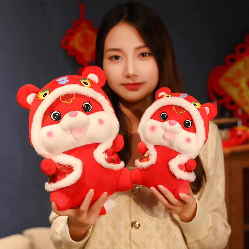 

Cartoon Tiger Doll Plush Toy Creative Cute Soft Dolls For Kids Birthday Gift Baby Companion Appease Playmate Home Accessories