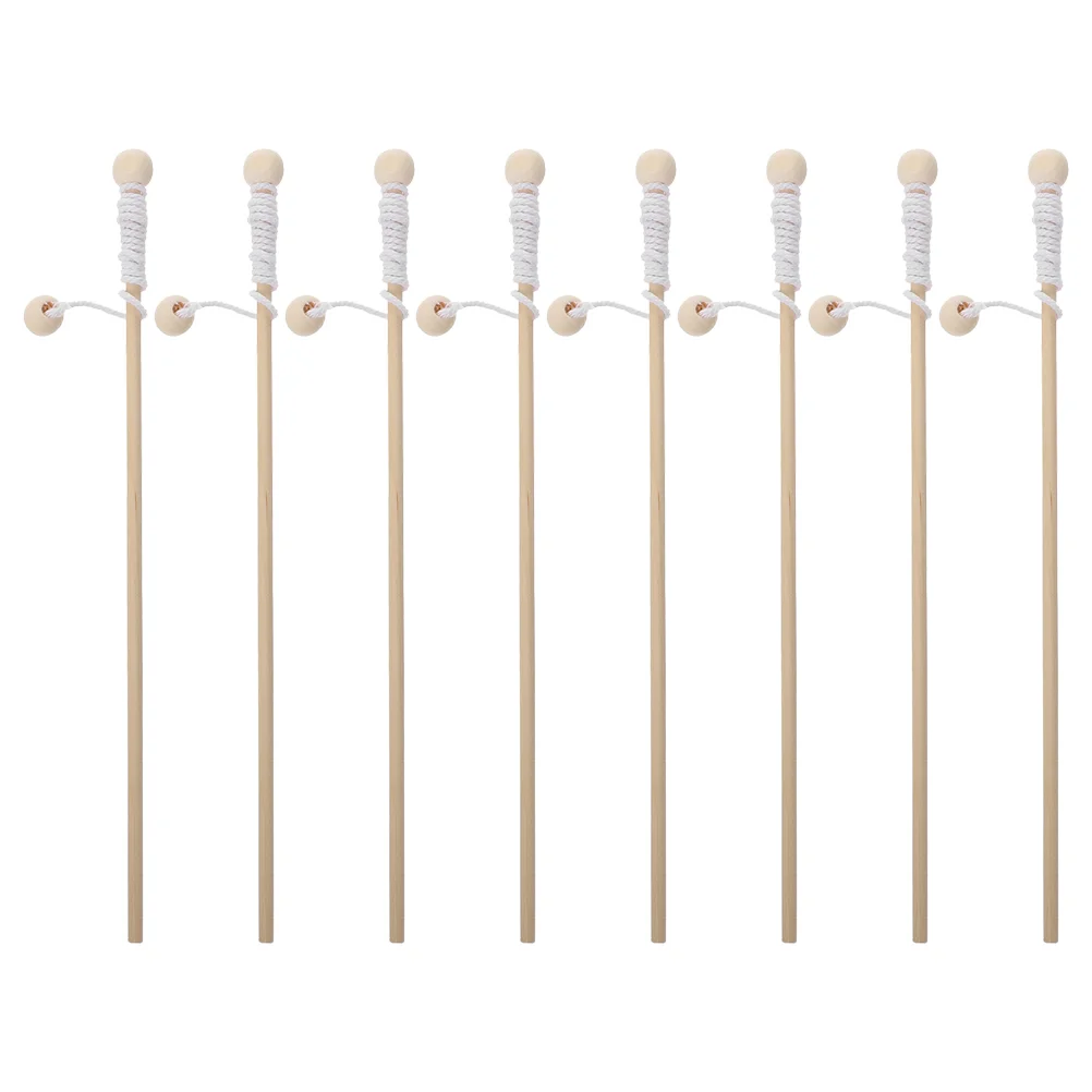 

8pcs Magnetic Fishing Rods Wooden Fishing Toys Wooden Fishing Poles for Toddler