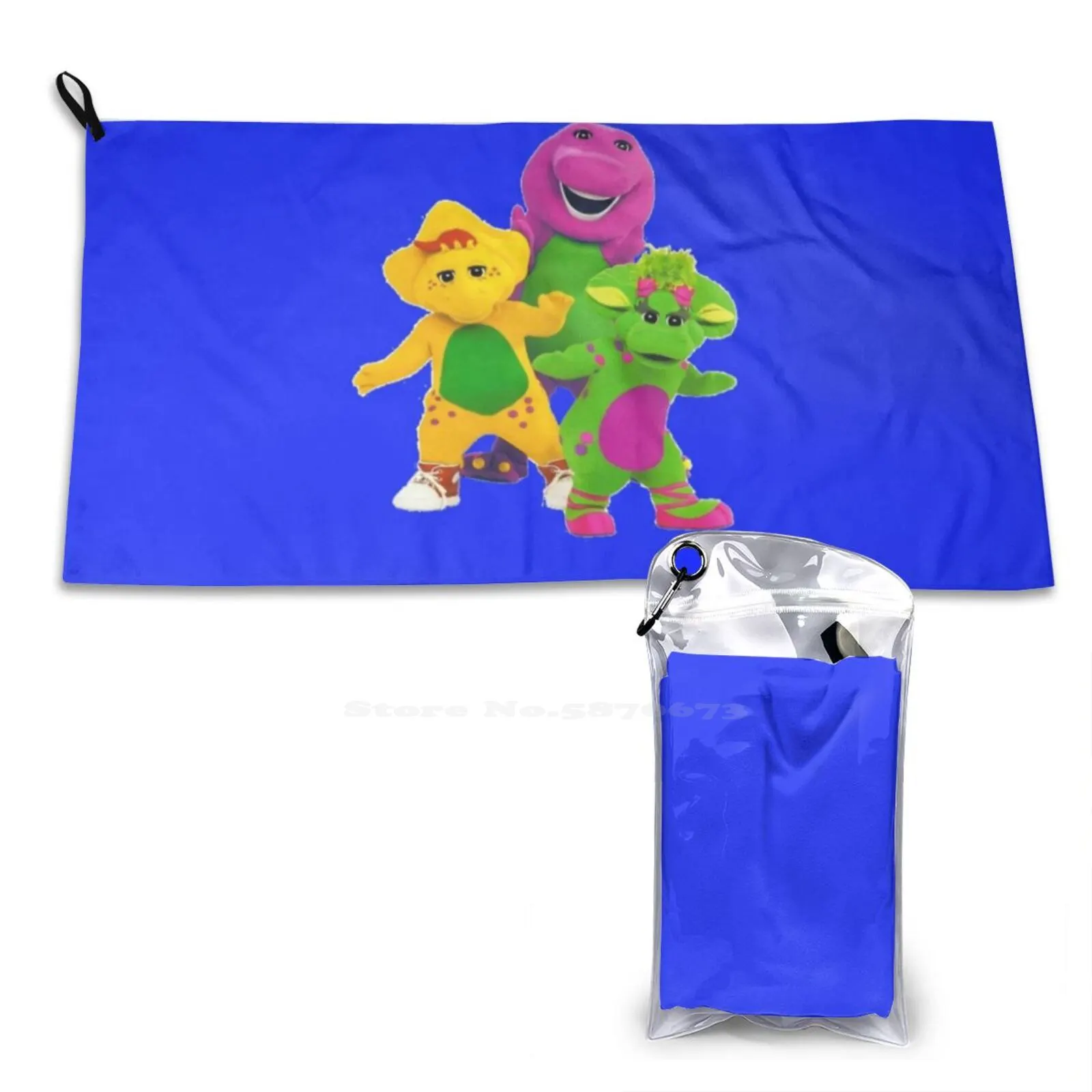Beach Towel Barney The Dinosaur Barney The Dinosaur Barney Barney