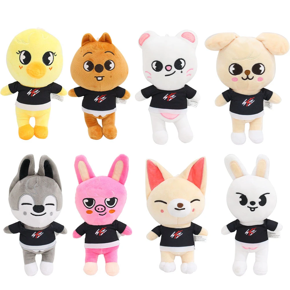 

Skzoo плюшевая игрушка, мультяшное плюшевое животное, милая плюшевая кукла Bbokari Leebit Wolf Chan Puppym для детей и взрослых, Рождественский подарок на д...