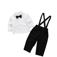 baby boys gentleman outfits suits clothing spring and autumn children shirt pants 2pcs suit boutique kids clothing
