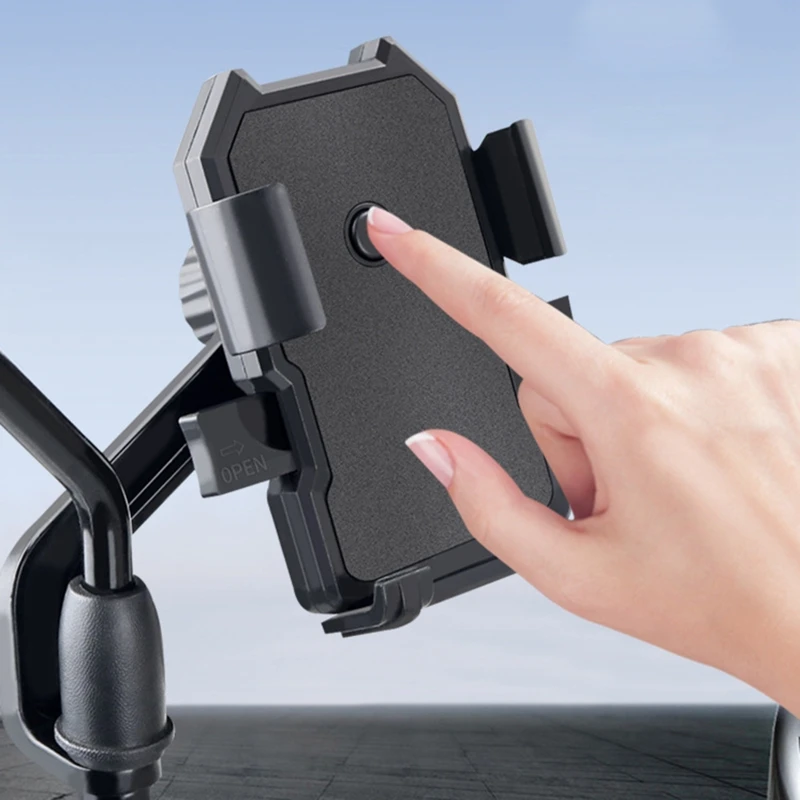 

Phone Holder Universal Bike Motorbike Handlebar Clip Stand Mount Bracket