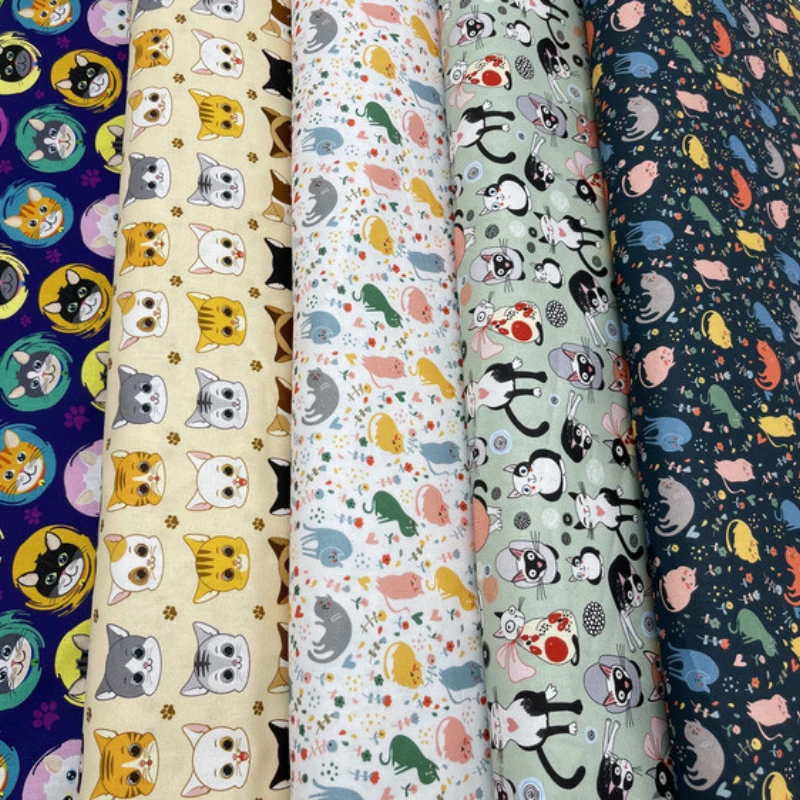

Cotton Cartoon Fabric Fabrics Per Meter By The Meter Sewing Cloth Clothes Patchwork Fabric Quilting Japanese Fabric Children's