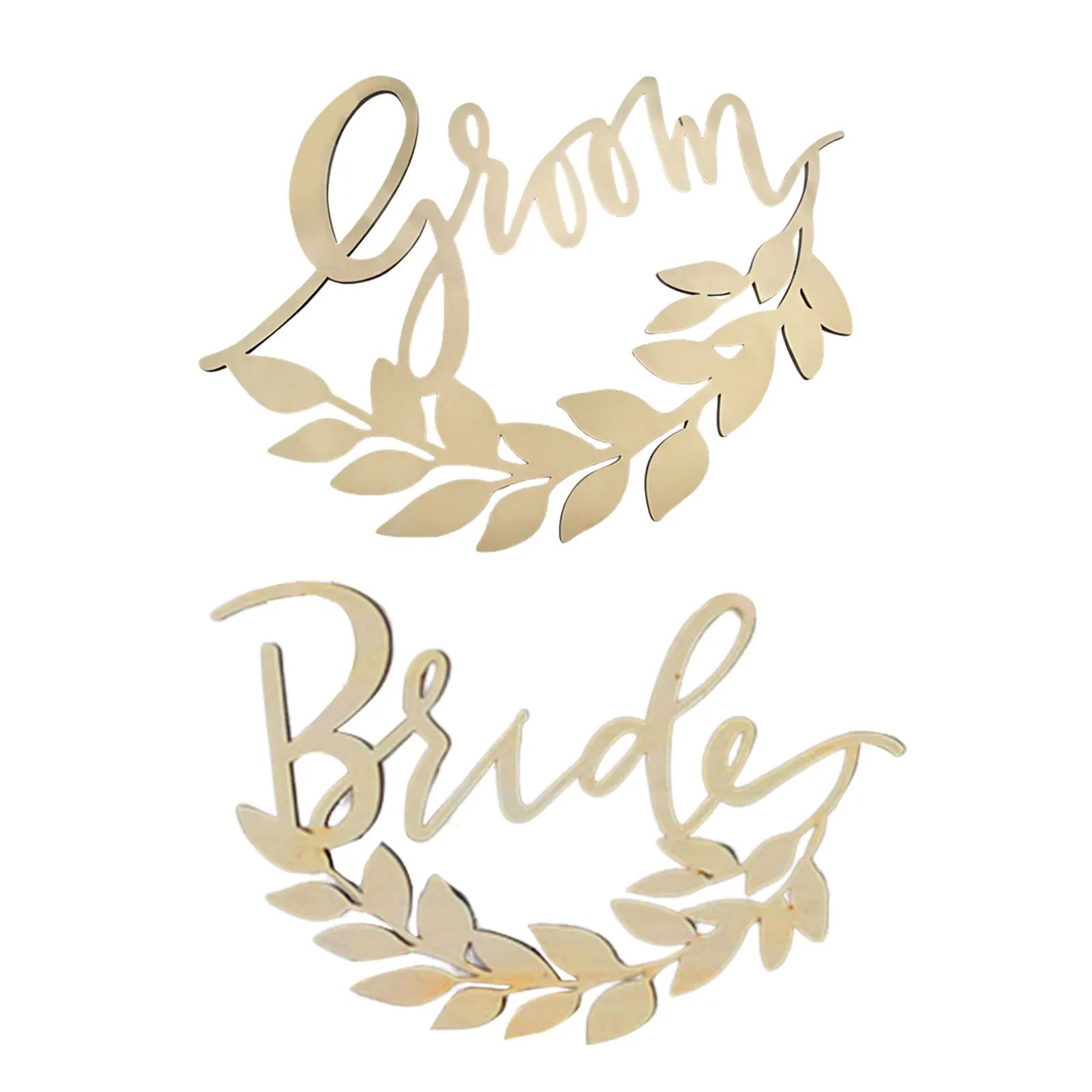 

Groom And Bride Chair Sign Wedding Alphabet Chair Back Sign Vintage Banquet Wedding Hanger Groom And Bride Sign For Engagement