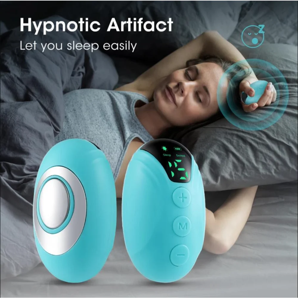 

Fast Sleep Instrument Sleeper Therapy Insomnia Blue New Sleep Aid Hand-held Micro-current Intelligent Relieve Anxiety Depression