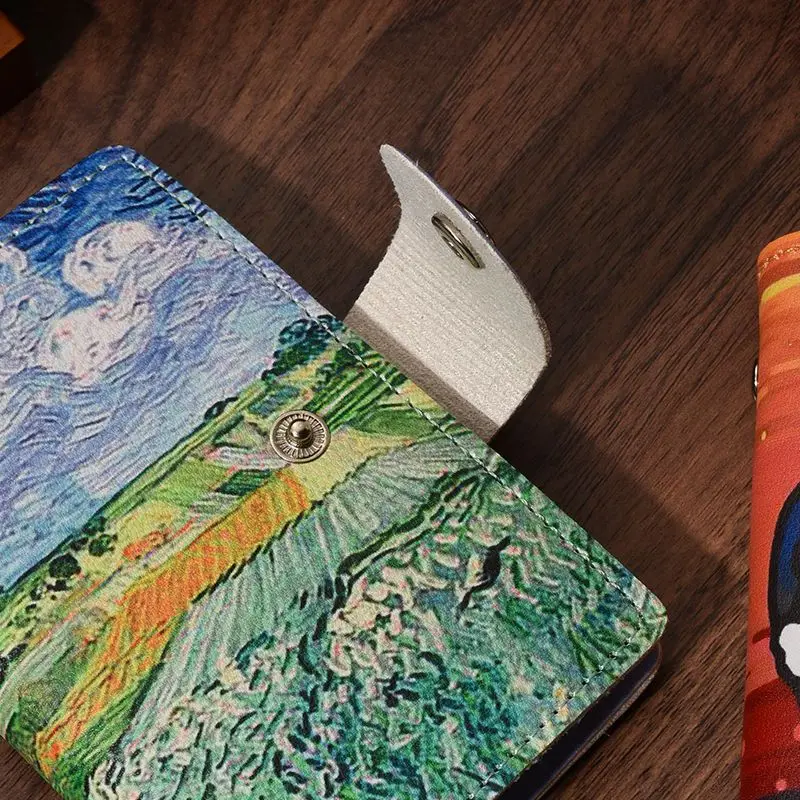 Cute Card Bag Female Small Multi-Card Large Capacity Purse Anti-Theft Brush Driver'S License Set Short Wallet