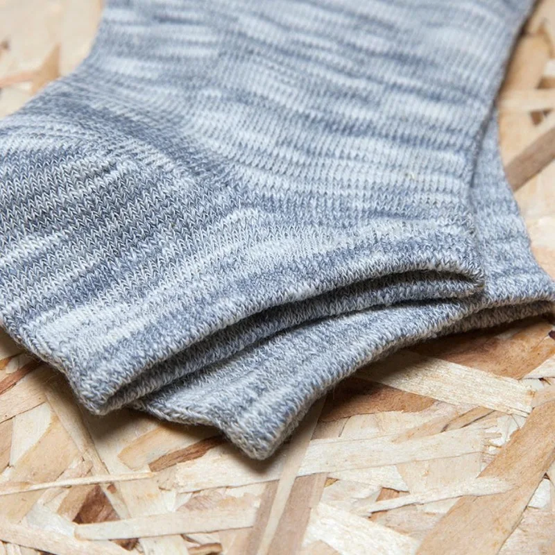 5 Pairs Men Fashion Retro Short Socks Soft Breathable Mesh Stripe Invisible Boat Socks Casual Low Cut Socks Male Street Style
