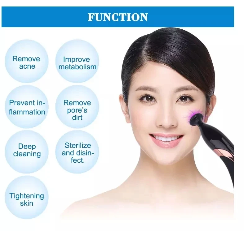

New Ozone Plasma Pen Acne Scar Removal Anti Wrinkle Aging Therapy Blue Light Shrink Pores Moisturizing Wrinkle Face Skin tools