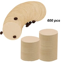 600pcs replacement paper filters paper coffee filter round coffee maker filters compatible with coffee and espresso makers