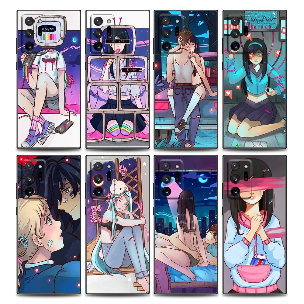 

Larienne Art Phone Case for Samsung Note 8 Note 9 Note 10 M11 M12 M30s M32 M21 M51 F41 F62 M01 Soft Silicone