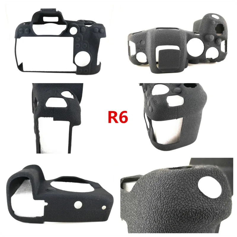 Для Canon EOS R5 R6 II EOSR5 EOSR6 Mark беззеркальная камера резиновая Силиконовая Стандартная