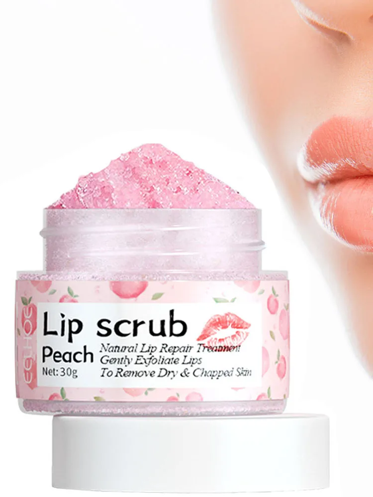 

Скраб для губ, Осветляющий скраб для губ, отшелушивающий антивозрастной скраб для губ, средство для ухода за губами с тонкими линиями, Питат...