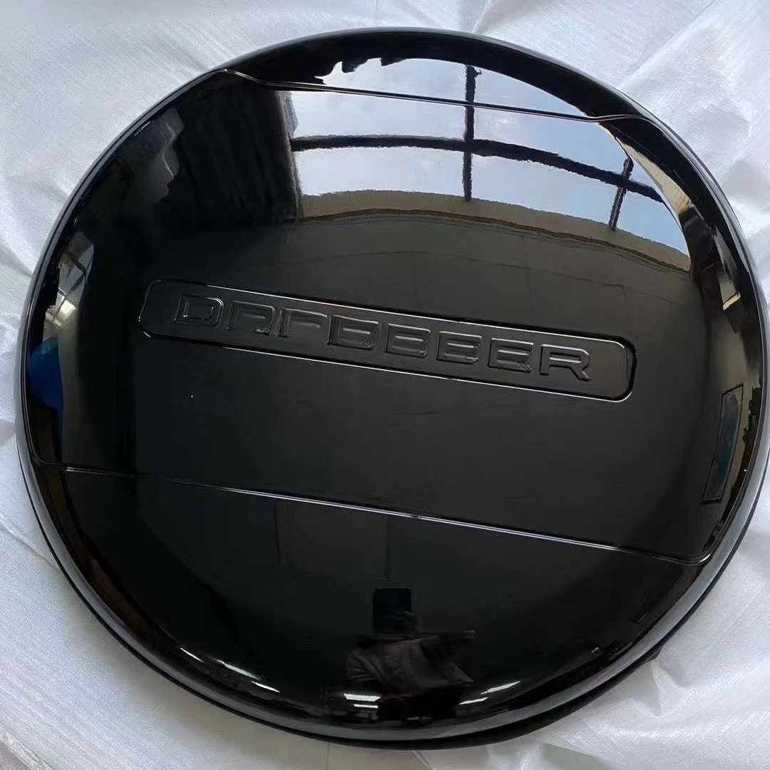 

Автомобильный чехол для запасного колеса для Land Rover Defender 90 110, стиль преобразования, АБС-пластик, корпус колеса, аксессуары для шин, черный Стайлинг