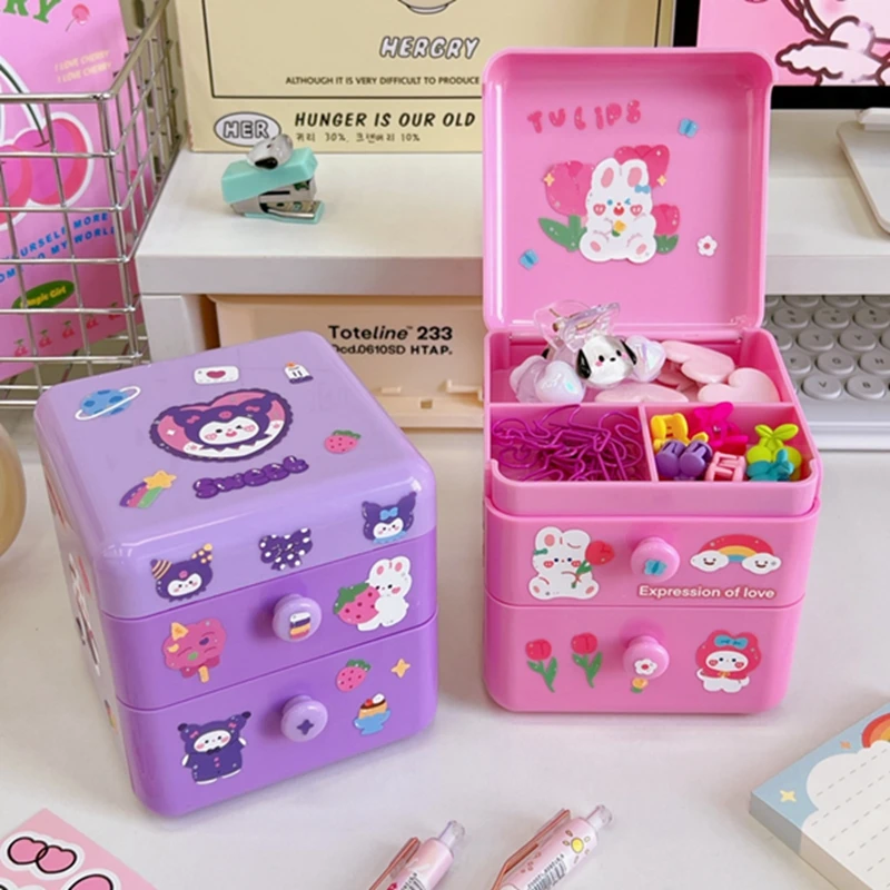 

Mini Desktop Drawer Storage boxes Sundries Makeup Jewelry Case Small Objects Makeup Box Home Orangizer Accessories Storage Bins