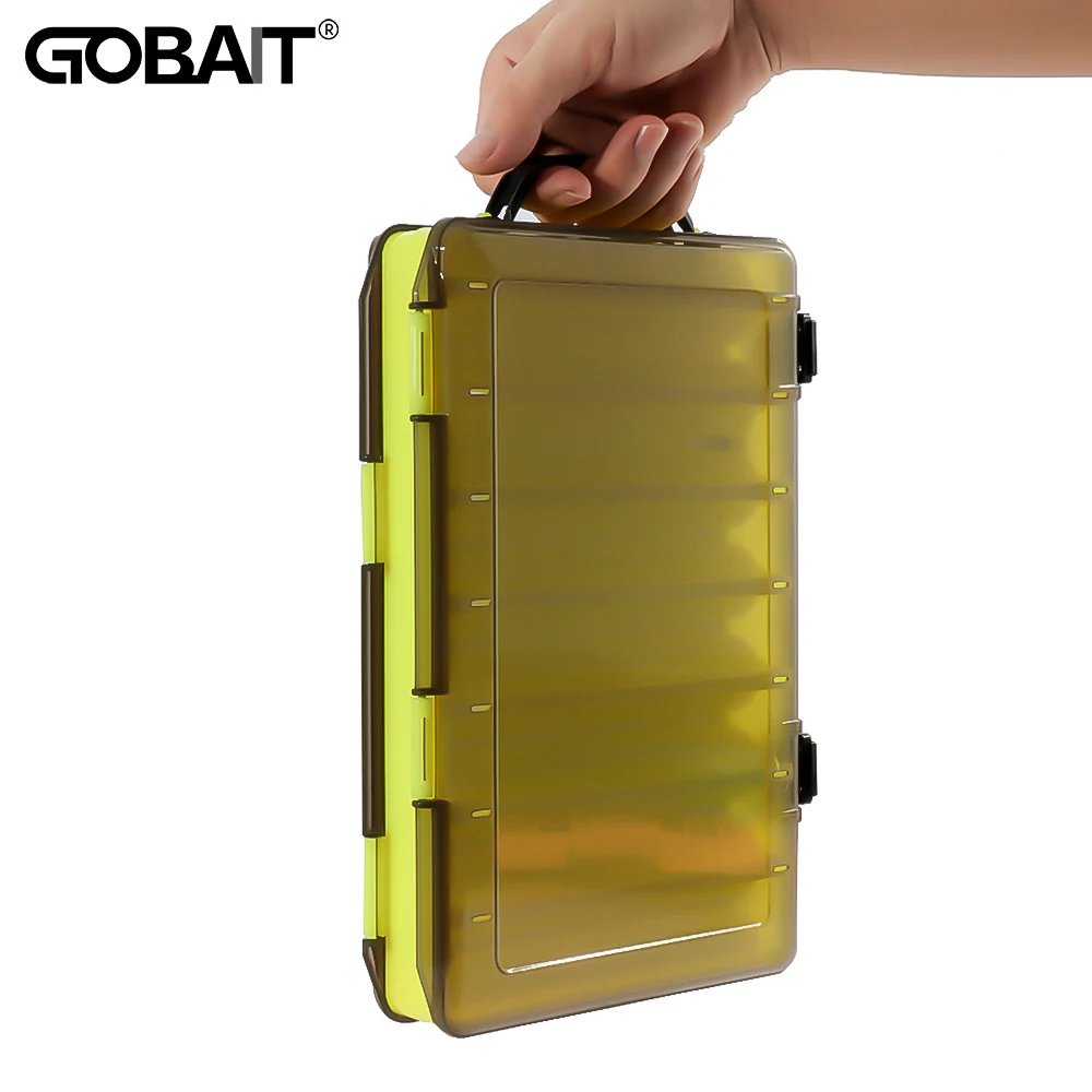 Extra Large Fishing Tackle Boxes Double Layer Bait Container Portable Lure Storage Multi Compartments Gear Tool Box Plastic Case