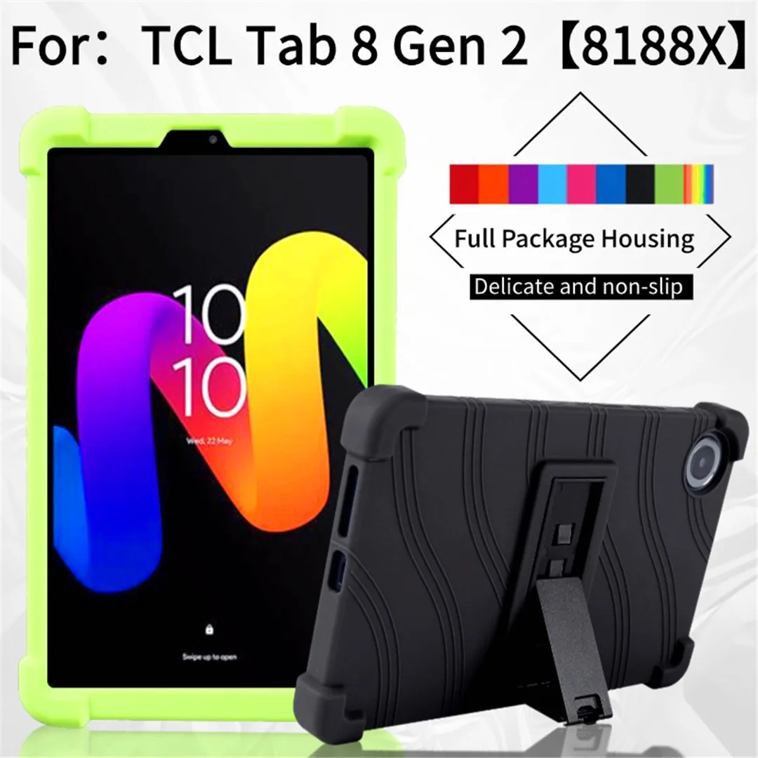 Фото Чехол-подставка для TCL Tab 8 Gen 2 8188X, 8,7 дюйма, мягкий силиконовый защитный чехол для планшета, мягкий защитный чехол-фунда №3