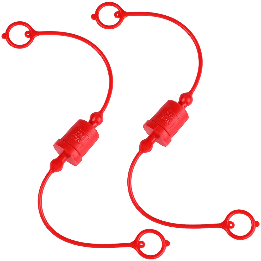 

2 Sets Port Plug Covers Hydraulic Caps And Plugs Hydraulic Connector Covers
