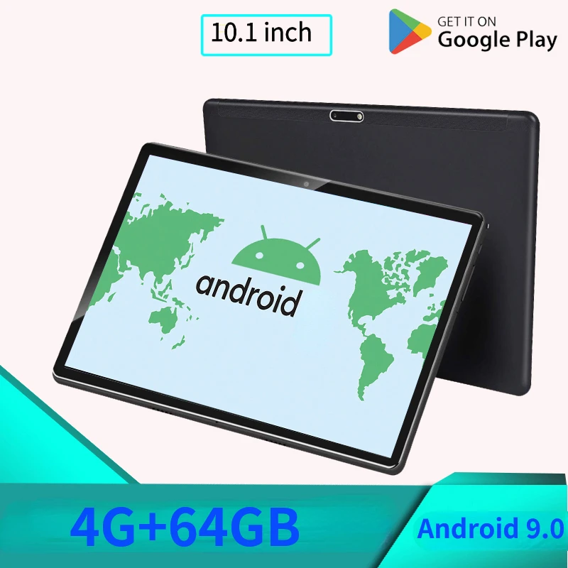 2023 Free Shipping Android 9.0 Tablet 4G+64GB 10.1 inch Screen Learning Tablet Study Tab PC With Zoom Meeting