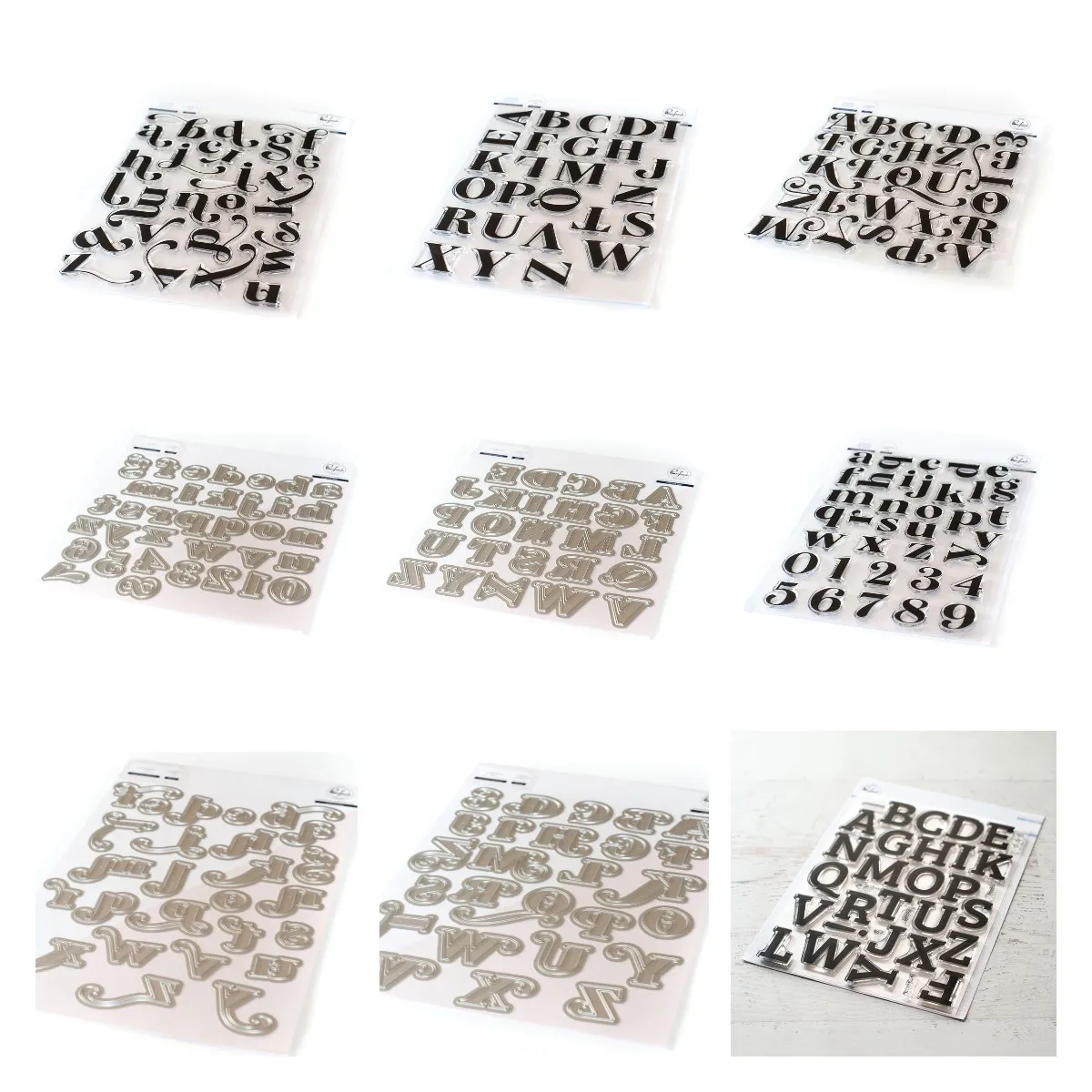 

Ornate Uppercase New Metal Cutting Dies Stamps Scrapbook Diary Decoration Embossing Cut Dies Template Diy Greeting Card Handmade