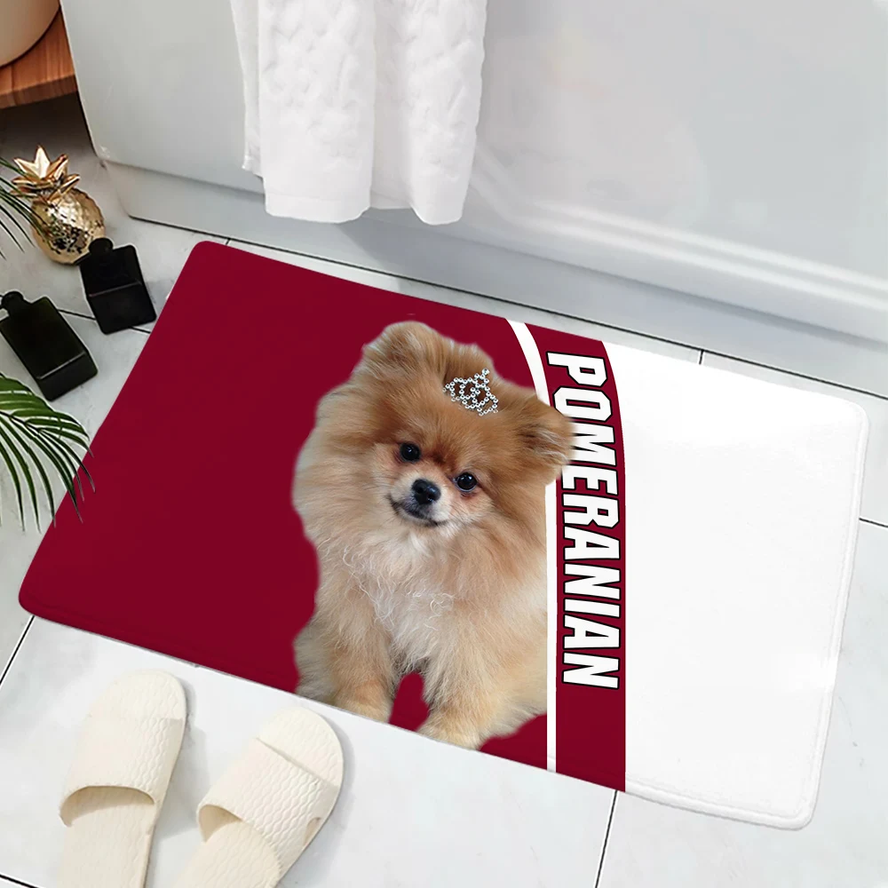 

Коврик для пола CLOOCL с животными и собаками, Забавный Милый помещенный фланелевый коврик с 3D принтом помещения, ковры, нескользящий коврик дл...